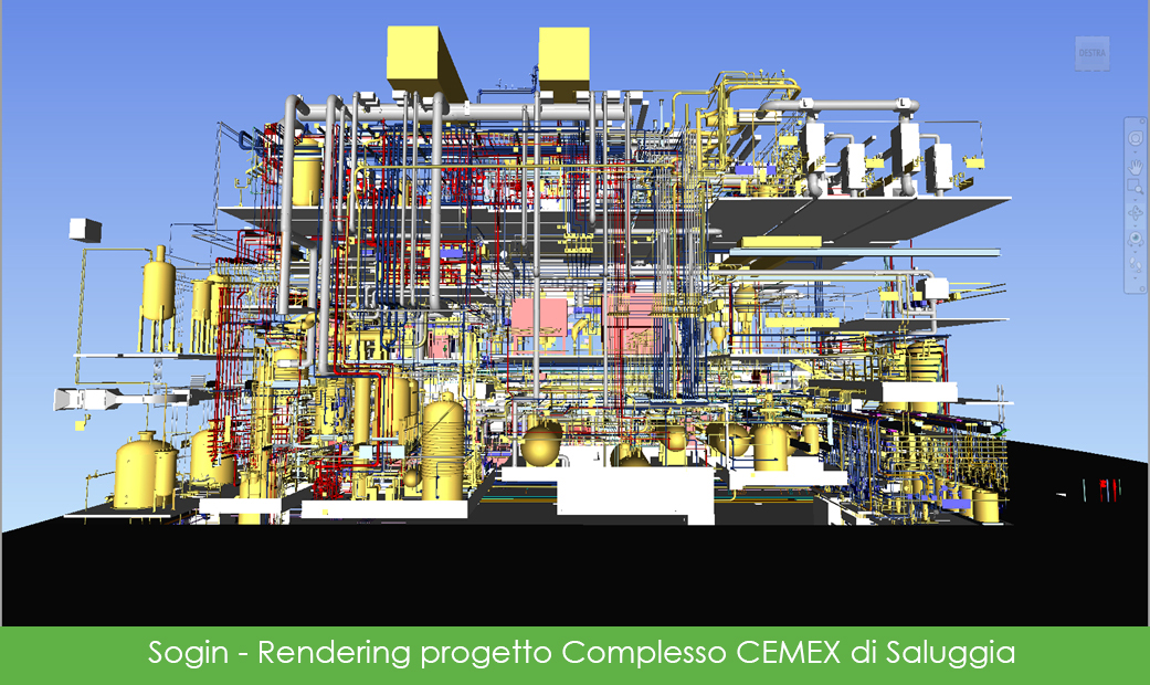 Rendering Progetto CEMEX Saluggia